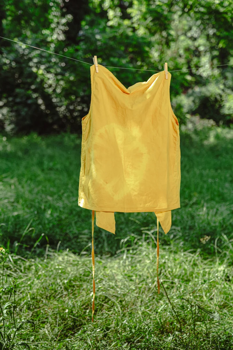 lapat plant-dyed vest