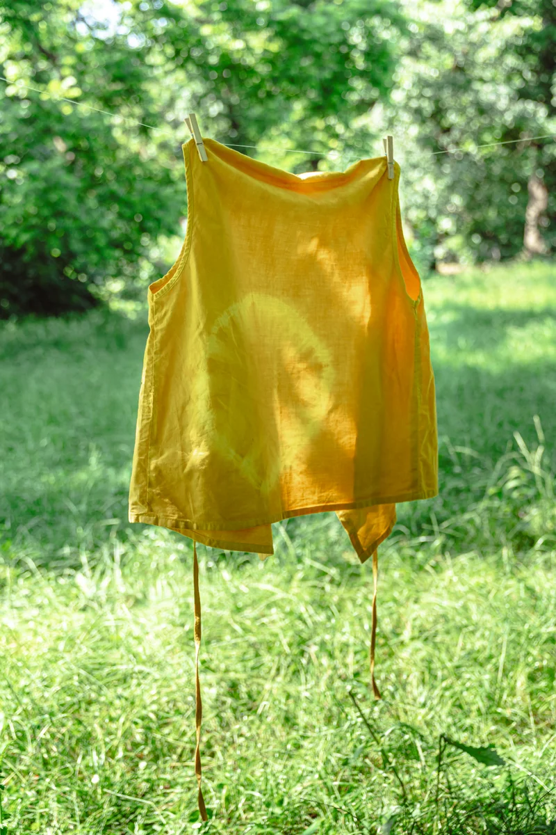 lapat plant-dyed vest