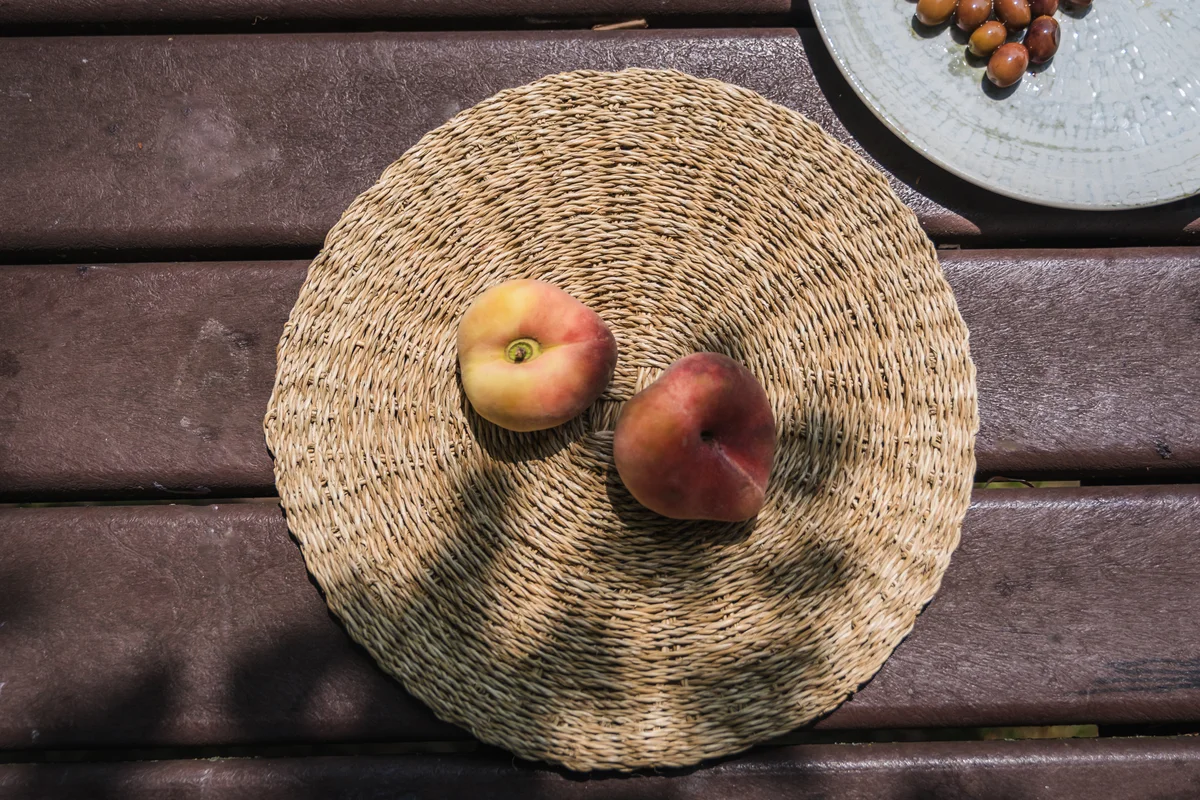 rattan woven mat (round)